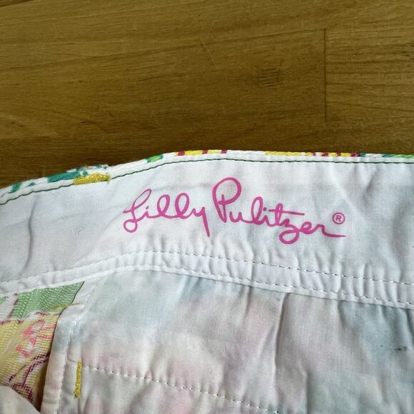 LILLY PULITZER The Walsh Short Size 000 Pop Goes the Lemur Low Rise 3" Inseam - Picture 5 of 10